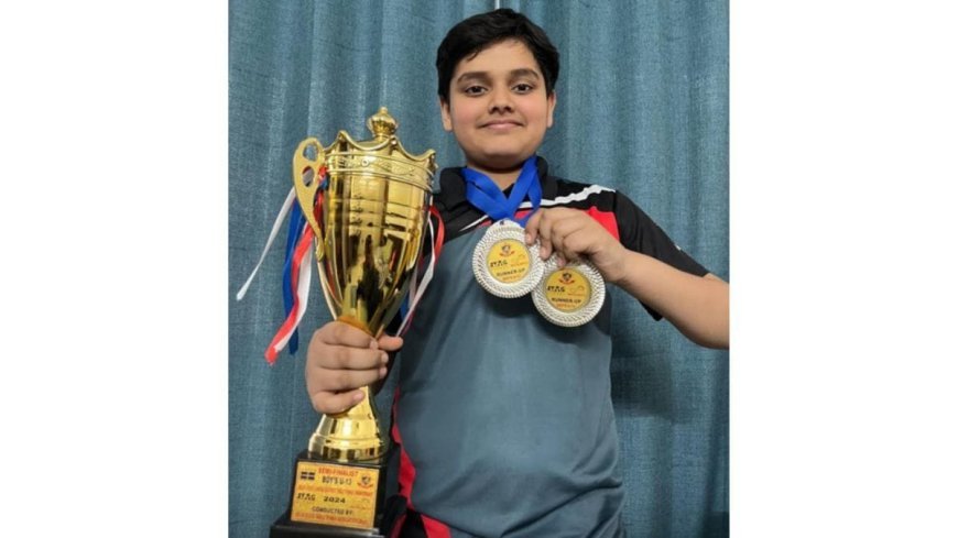 Shaurya Gupta: A budding sportsperson, multifaceted talent with a passion to play Table Tennis