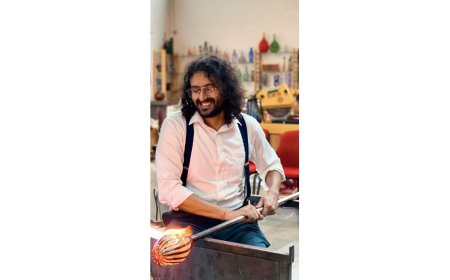 Iconic Eros Building Hosts First Blown Glass Art Studio in Country