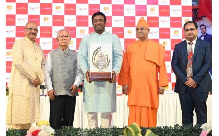 Shri Leander Paes was conferred with the prestigious P.C. Chandra Puraskaar 2025