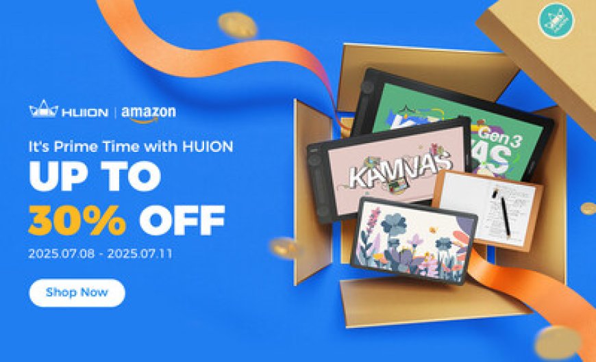 Art Never Melts: Huion's Prime Day 2025 Cool Creative Deals