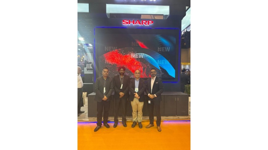 SHARP Showcased Future-Ready Visual Display Solutions at Infocomm India 2025