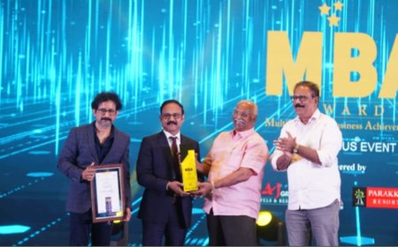 20th Manappuram MBA Award Conferred Upon Dr Siddeek Ahmed