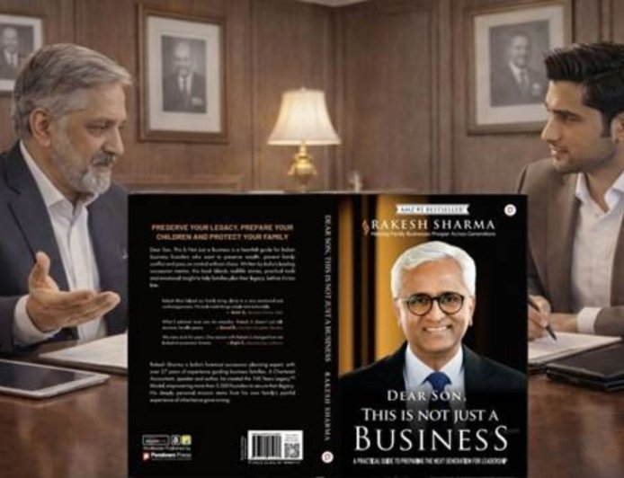 Rakesh Sharma Launches book ‘Dear Son, This Is Not Just a Business’, A Wake-Up Call for Family Businesses