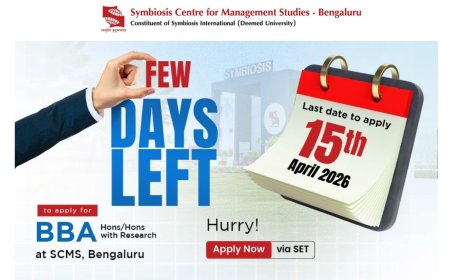 SCMS Bengaluru BBA Admissions via SET 2026: Apply for SET by 15 April and SCMS Bengaluru Registration by 21 May